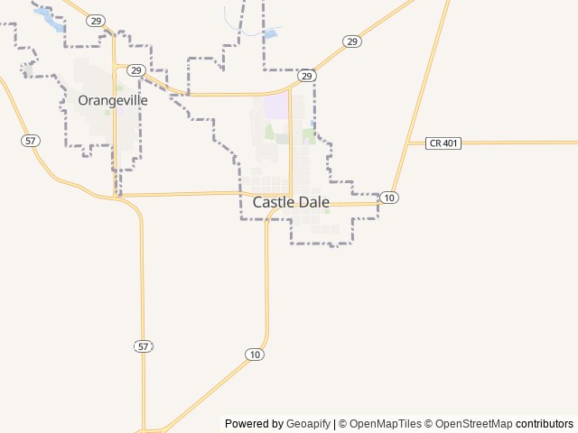 Map for 2023 Dutchmen RV Coleman 17B near Castle Dale, UT