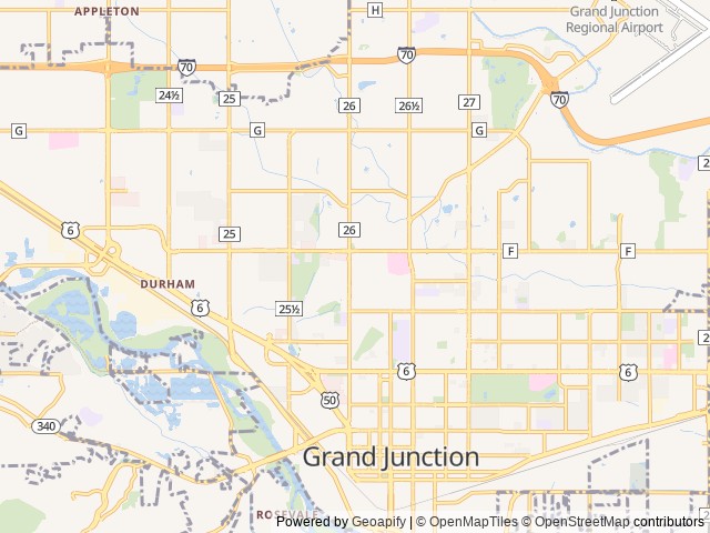 Map for 2020 Forest River RV Cherokee Wolf Pup 17JG near Grand Junction, UT