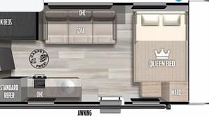 Lightweight trailer perfect for family getaway!