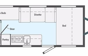 2017 Winnebago Micro Minnie 1700BH