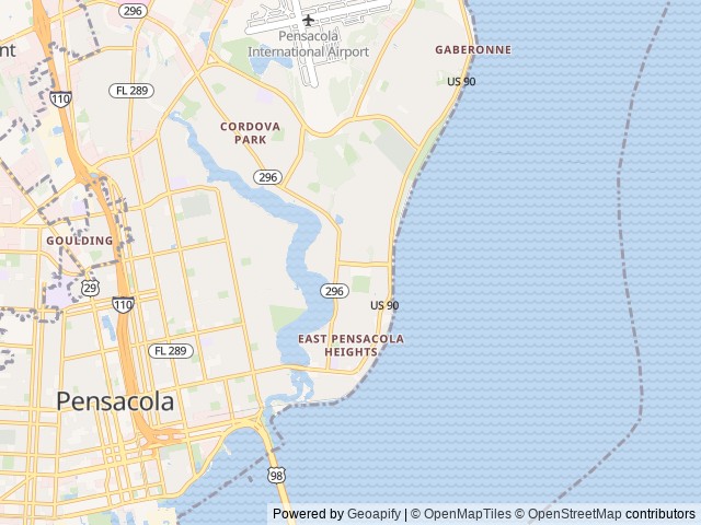 Map of Demo - Marina & Campground location at Pensacola, FL, United States