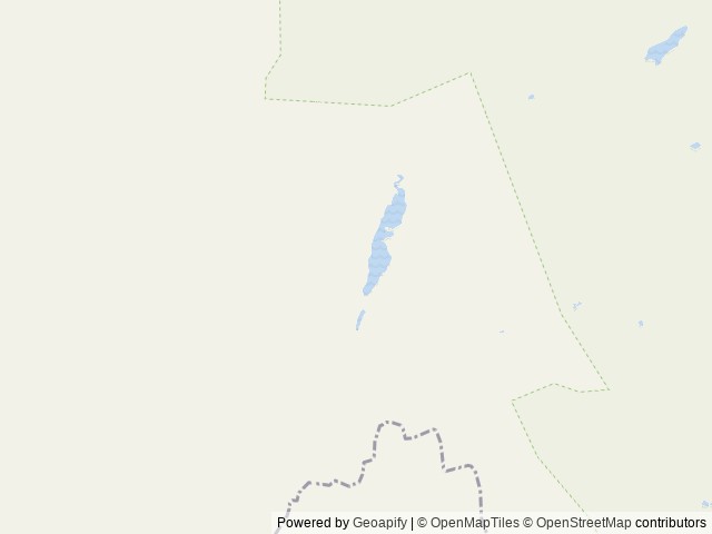 Map of West Tensleep Lake location at Ten Sleep, WY, United States