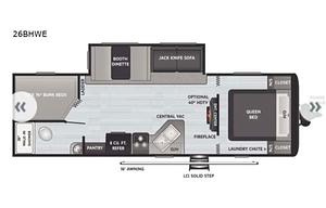 2022 Keystone RV Hideout 26BHWE