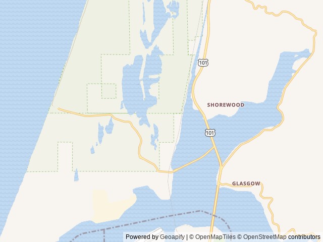 Map of Horsfall location at Reedsport, OR, United States