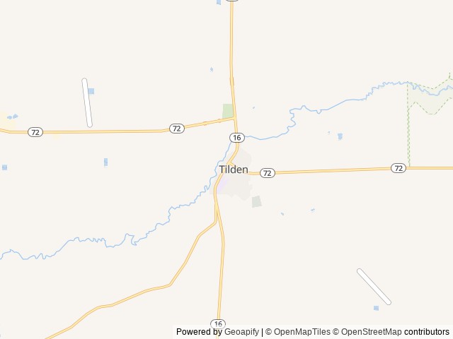 Map of Tilden San Antonio RV Park location at Tilden, TX, United States