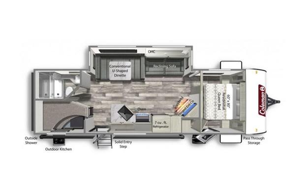 2022 RV Coleman Light 2755BH- The Happy Camper