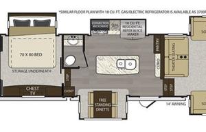 2019 Keystone RV Alpine 3701FL RV rental photo 3