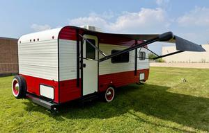 Two-Tone Vintage Inspired Travel Trailer