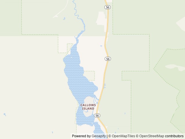 Map of Dorr Skeels Campground location at Troy, MT, United States