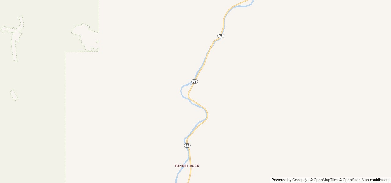 Map of Bayhorse Recreation Site location at Challis, ID, United States