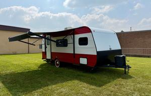 Two-Tone Vintage Inspired Travel Trailer