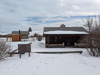 Basin Station Cabin, Winter