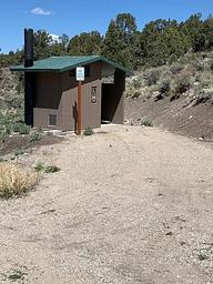 Toilets at the campground.