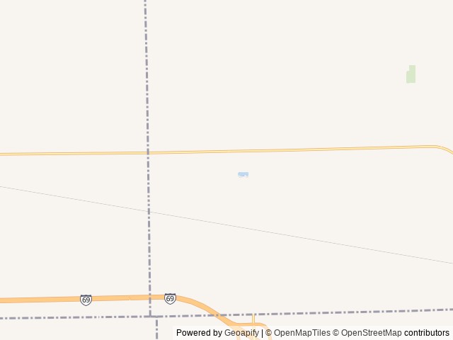 Map of Emmett KOA Holiday location at Emmett, MI, United States
