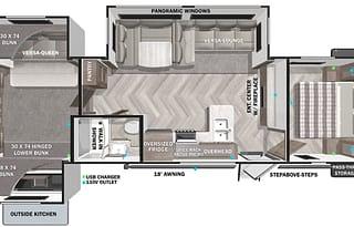 DELIVERY ONLY!! 2021 Forest River Wildwood 31KQBTS