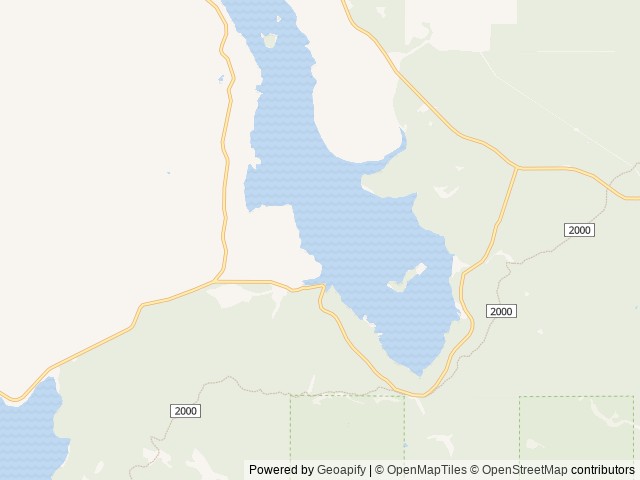 Map of Willow Point location at Ashland, OR, United States