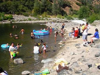 McCabe Flat Beach—Summer swimming