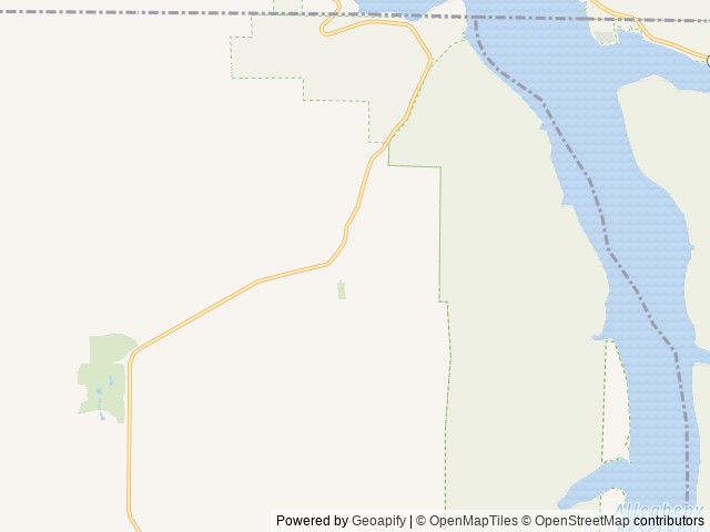 Map of Red Oak Campground location at Pennsylvania 16345, PA, United States