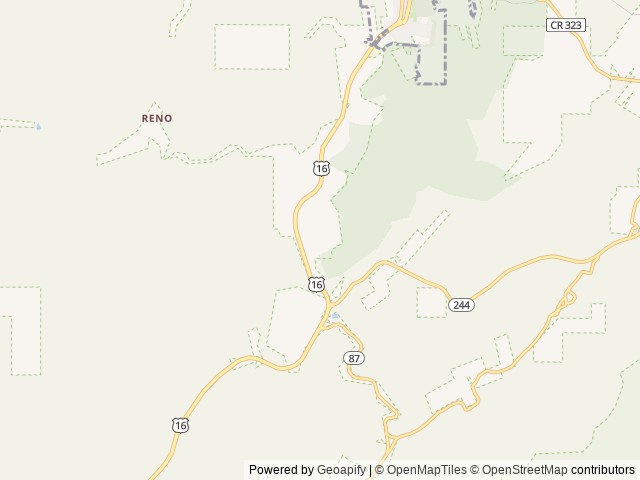 Map of Crooked Creek Resort & RV Park location at Hill City, SD, United States