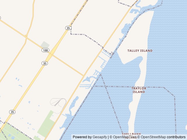 Map of By the Bay location at Taft, TX, United States
