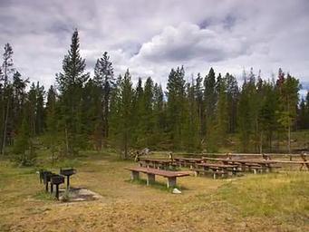 New Fork Lake Group Campground