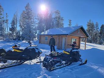 Snowmobile to Tarpons Roost