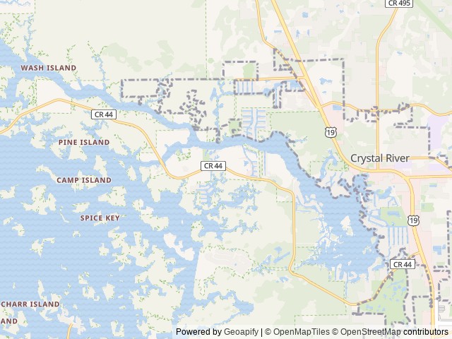 Map of Encore Crystal Isles location at Crystal River, FL, United States