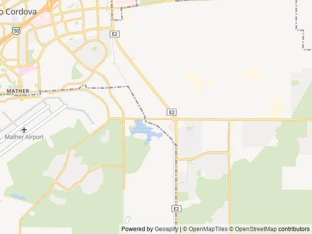Map of BPO Elks Lodge 2484 location at Rancho Cordova, CA, United States