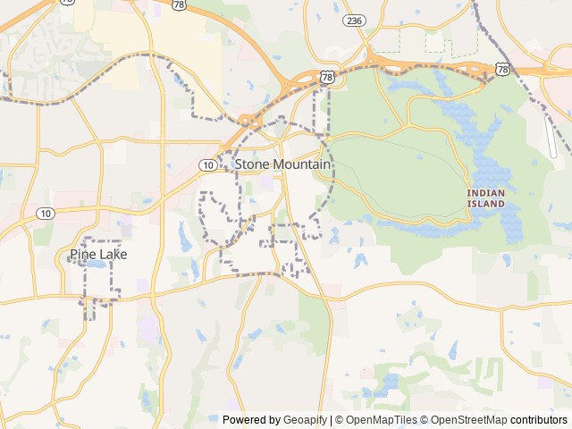 Map for 2026 Cherokee Wolf Pup 14RKW near Stone Mountain, GA