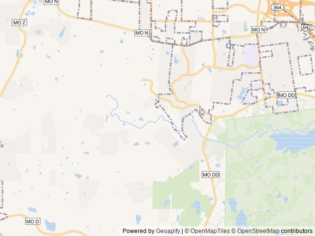 Map for 2022 Grand Design Transcend Xplor 321BH near Wentzville, MO