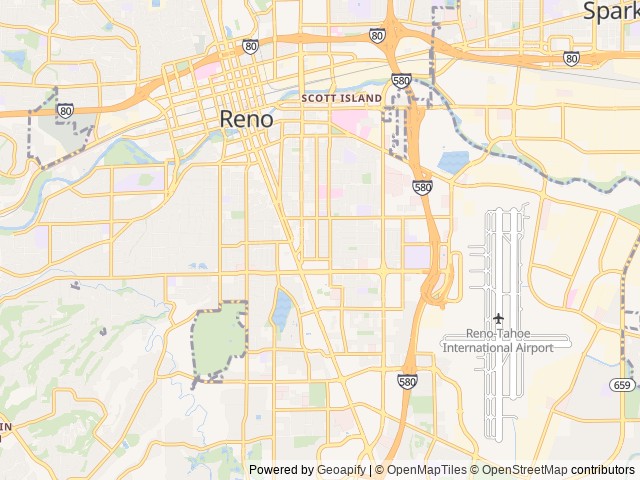 Map for Reliable “Ruby” Rental near Reno, CA