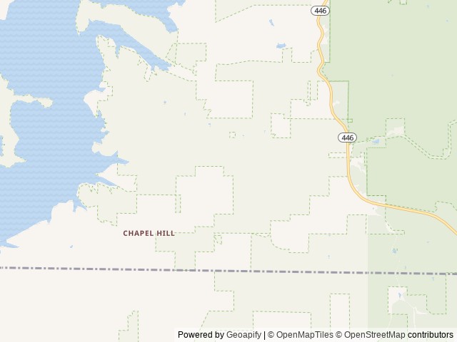 Map of Hardin Ridge location at Heltonville, IN, United States