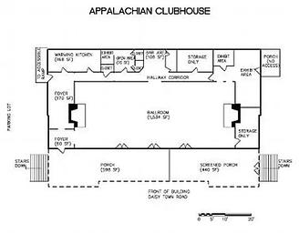 APPALACHIAN CLUBHOUSE floor plan