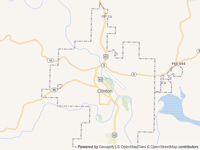 Map of Live and Relax RV Park Clinton location at Clinton, AR, United States