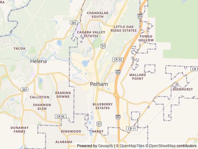 Map for Catch Me Outside Camper near Pelham, AL