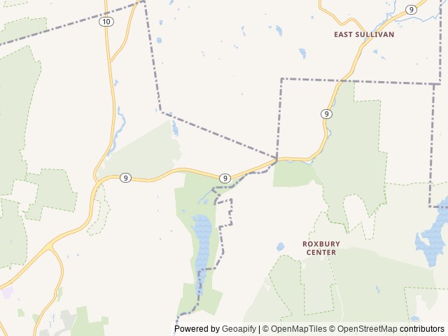 Map of Otter Brook Lake Recreation Area location at Keene, NH, United States