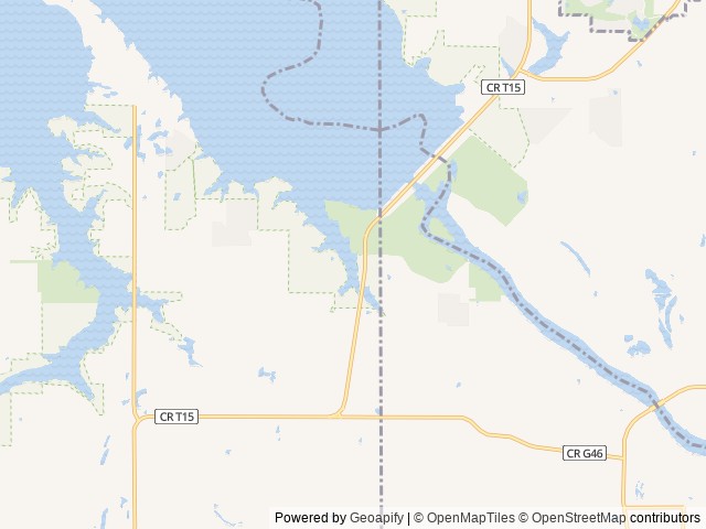 Map of North Overlook Picnic Shelter (IA) location at Knoxville, IA, United States