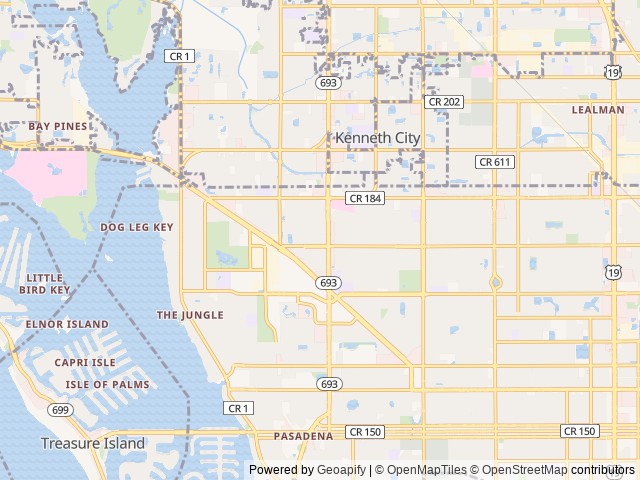 Map for M&M’s Family Camper: 2022 Palomino Puma 25BHFQ near St. Petersburg, FL