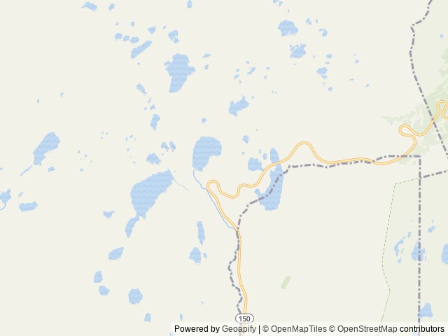Map of Trial Lake Campground location at Kamas, UT, United States