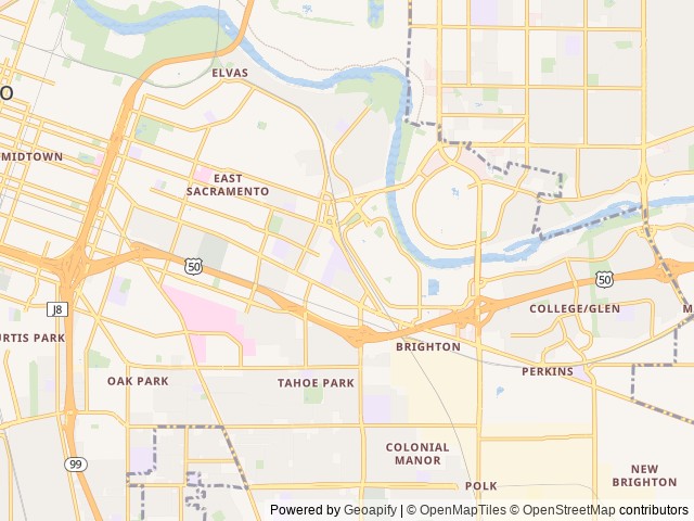 Map for Toaster the Airstream, Family & Pet Friendly near Sacramento, CA