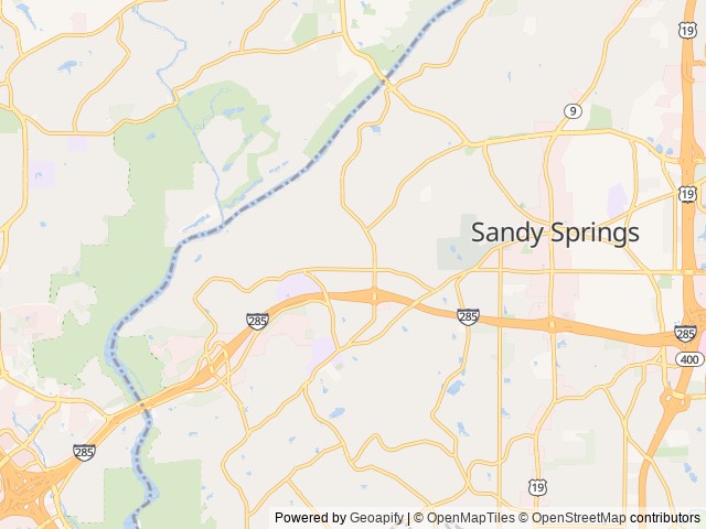 Map for 2017 Winnebago Navion 24J near Atlanta, GA