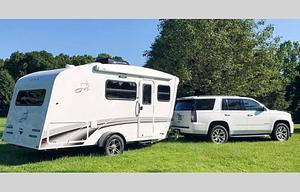 Comfortable camper with amazing views.