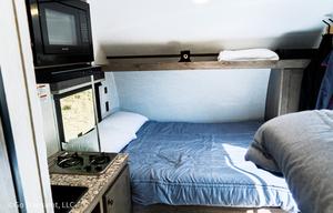 Solar-powered, lightweight, adventure bunkhouse