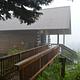 Rainy day view from the outhouse