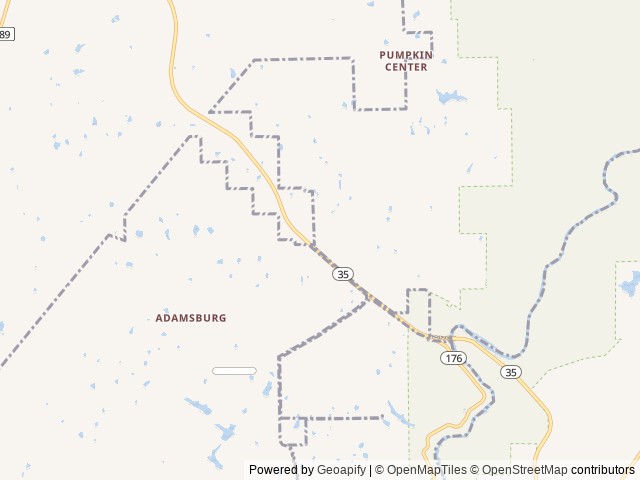 Map of Little River Campground location at Fort Payne, AL, United States