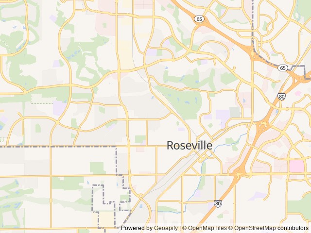 Map for Toasted Mallow near Roseville, CA