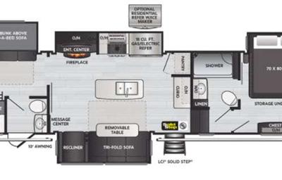 2021 Keystone RV Avalanche 378BH RV rental photo 2