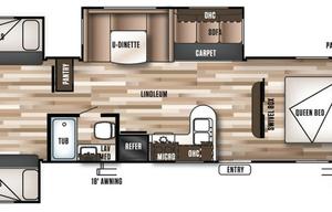 2017 Forest River RV Wildwood 31QBTS
