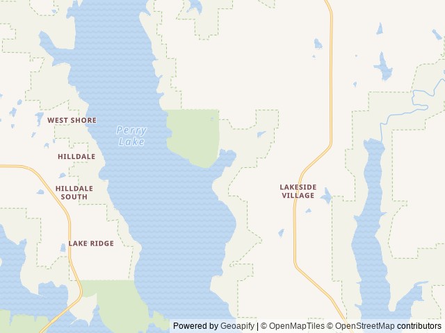 Map of Longview location at Perry, KS, United States