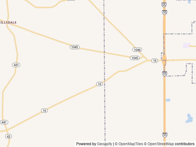 Map of Natalbany Creek Campground and RV Park location at Amite City, LA, United States